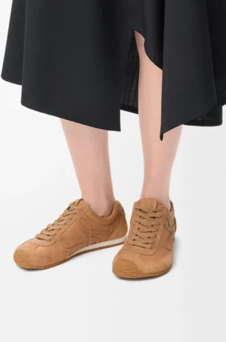 Ballet Runner 2.0 aus weichem Kalbsleder Cinnamon