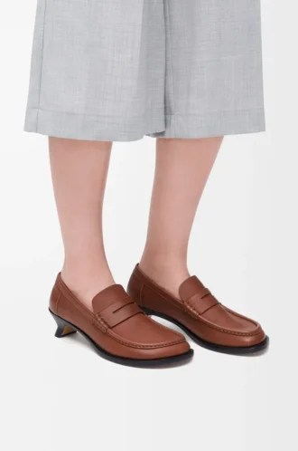 Campo Loafer aus weichem Kalbsleder Rost