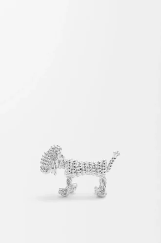 Dackel-Brosche Silber Dackel-Brosche Silber
