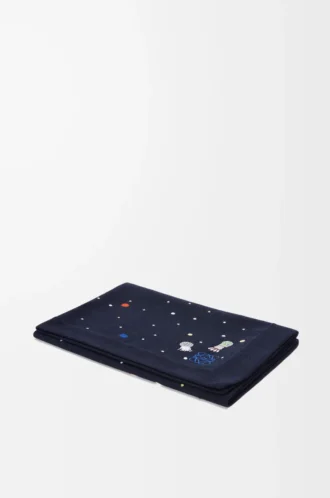 Deep Sea Decke aus Kaschmir Navy/Multicolor Deep Sea Decke aus Kaschmir Navy/Multicolor