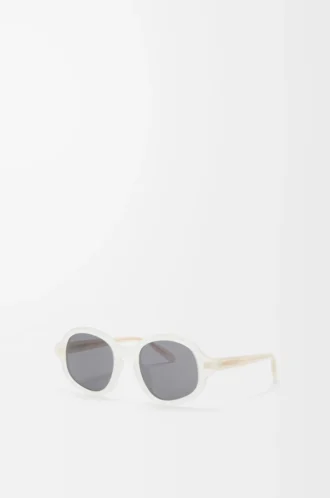 Delta Slim Sonnenbrille Milchig-elfenbeinfarben Delta Slim Sonnenbrille Milchig-elfenbeinfarben