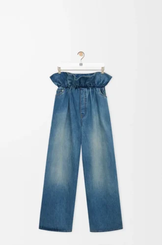Flamenco-Jeans aus Denim Denimblau