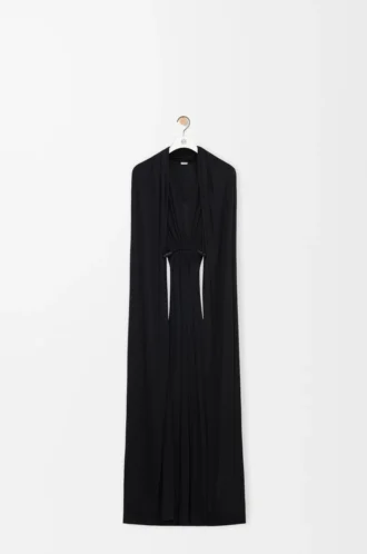 Flamenco-Kleid aus Seide Schwarz