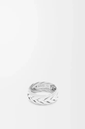 Geflochtener Ring aus Sterlingsilber Silber Geflochtener Ring aus Sterlingsilber Silber