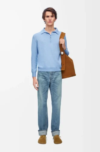 Gerade geschnittene Jeans aus Denim in Vintage Blue Gerade geschnittene Jeans aus Denim in Vintage Blue