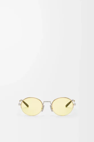 Groove Oval Sonnenbrille Gelb