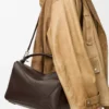 Große Featherlight Puzzle Tasche aus Nappalammleder in Dunkelbraun Große Featherlight Puzzle Tasche aus Nappalammleder in Dunkelbraun
