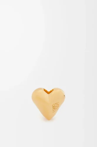 Großer Herz-Würfel Gold