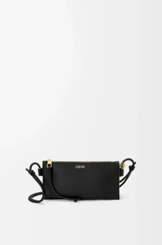 Joya-Tasche aus Nappakalbsleder in Schwarz