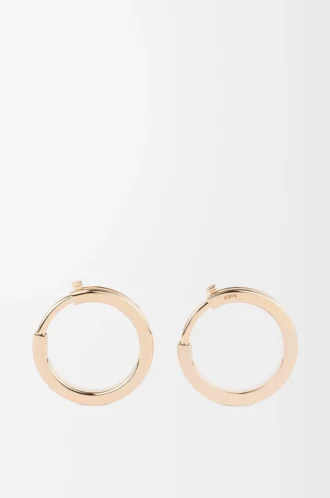 Metallringe für Riemen Gold