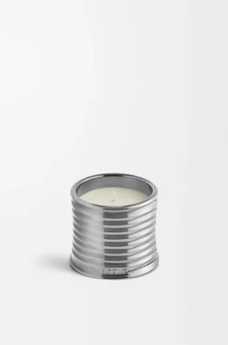 Midi-Duftkerze mit schwarzem Sesam, silber