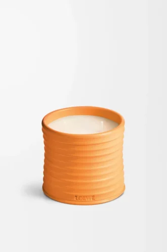 Mittlere Kerze mit Orangenblütenduft Helle Mandarine