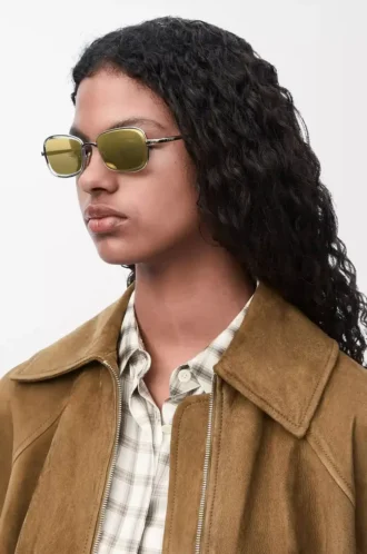 Muschel-Sonnenbrille Gold
