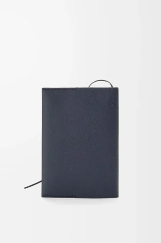 Notizbuch aus Kalbsleder Dunkelblau