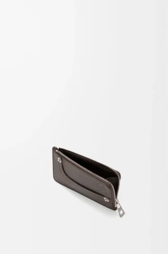Panta Münz-Kartenetui aus glänzendem Kalbsleder Vintage Brown