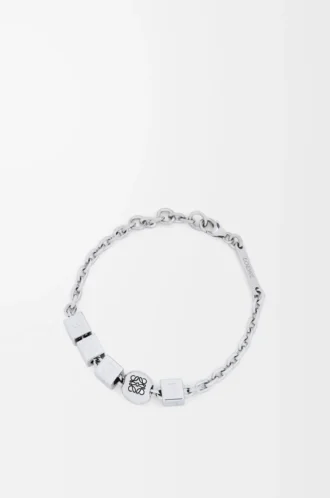 Pebble Cube Armband aus Sterlingsilber Silber Pebble Cube Armband aus Sterlingsilber Silber
