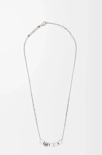 Pebble Cube Halskette aus Sterlingsilber Silber Pebble Cube Halskette aus Sterlingsilber Silber