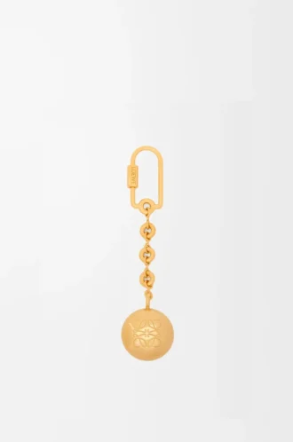Pebble Schlüsselanhänger Gold