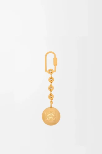 Pebble Schlüsselanhänger Gold