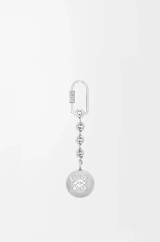 Pebble Schlüsselanhänger Silber