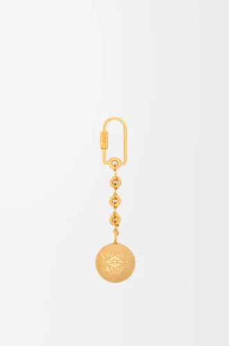 Pebble Schlüsselanhänger Vetiver/Gold