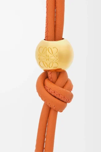 Personalisierungsband aus klassischem Kalbsleder in Maple Orange