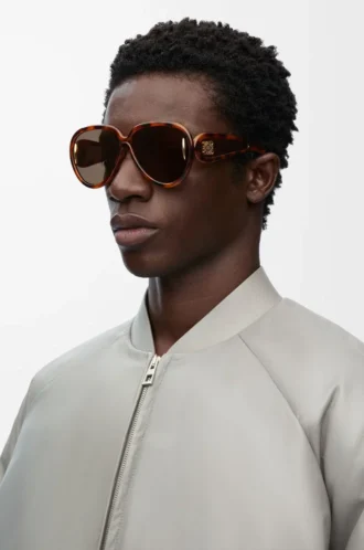 Pilot Mask Sonnenbrille Dark Havana