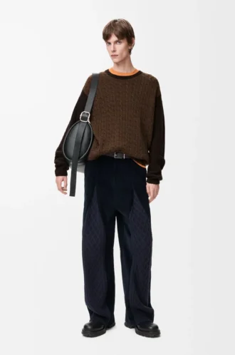 Pullover aus Kaschmir Braun/Dunkelbraun