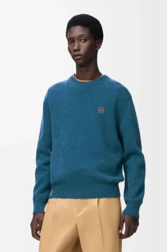 Pullover aus Wolle Dunkelgrün