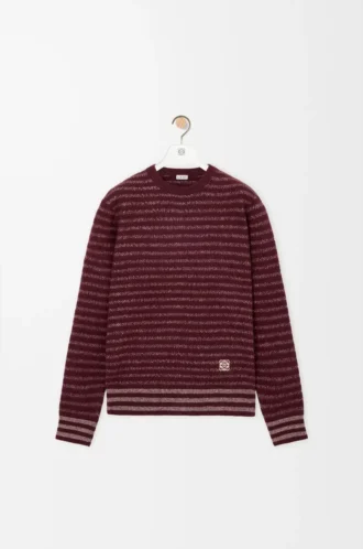 Pullover aus Wolle in Dunkelbraun