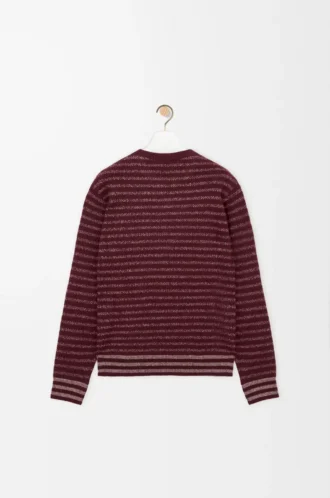 Pullover aus Wolle in Dunkelbraun