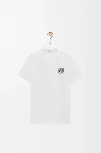 Regular Fit T-Shirt aus Baumwolle in Weiß