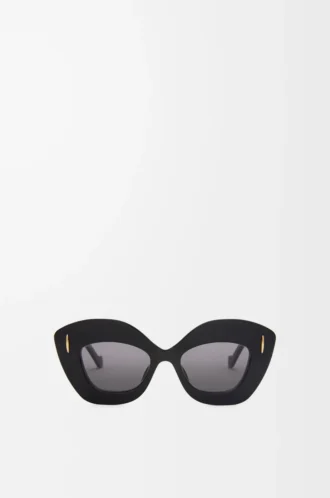 Retro Screen Sonnenbrille Schwarz