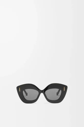 Retro Screen Sonnenbrille Schwarz