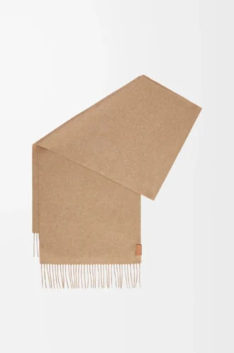 Schal aus Kaschmir Beige